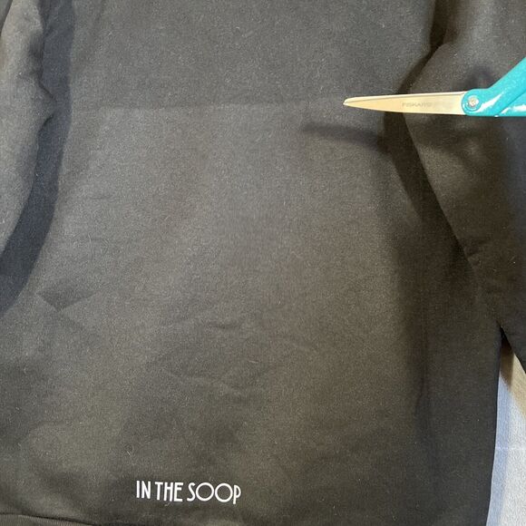 BTS Bangtan Boys Long Sweatshirt Womens 1X Black In The Soop Boy Band Korea READ - Picture 7 of 12